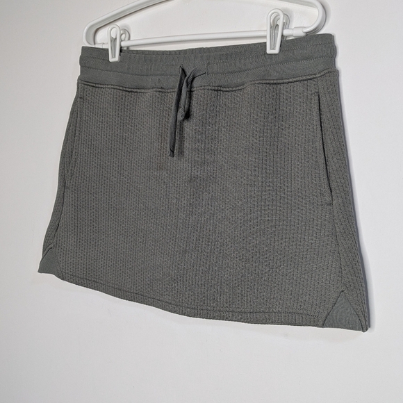 Mono B Grey Drawstring Skort L - Picture 2 of 8